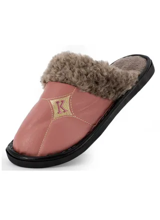 Lucky Kids Mens Womens Luxurious Cozy Slip On Scuff Slippers With Velvet & Anti Skid Non-Slip Rubber Sole For Little/Big Kid 
