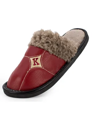 Lucky Kids Mens Womens Luxurious Cozy Slip On Scuff Slippers With Velvet & Anti Skid Non-Slip Rubber Sole For Little/Big Kid 