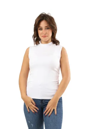 Viscose High Neck Top 