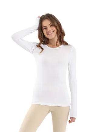 Long Sleeves Viscose Top 