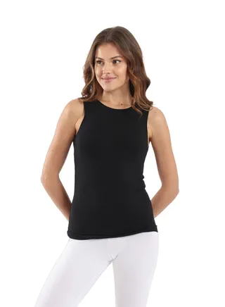 Sleeveless Crew Neck Top 