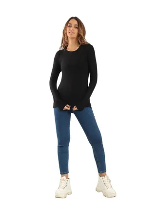 Long Sleeves Viscose Top 
