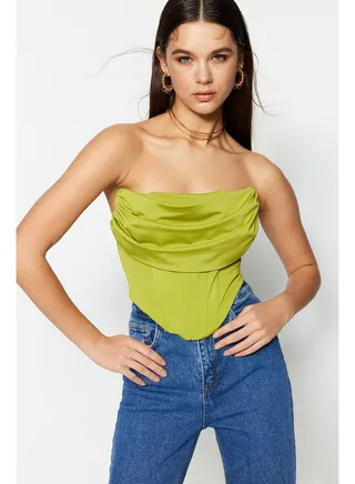 Woman Bustier Light Green 