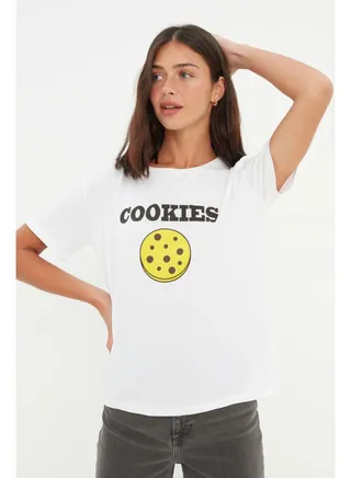 T-Shirt - White - Semi Fit 