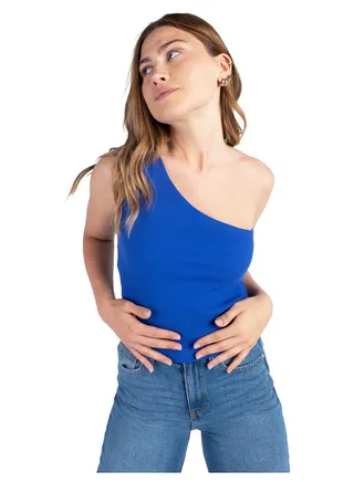 SLIM ONE SHOULDER TOP 