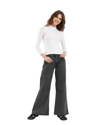 High Neck Long Sleeve Top 