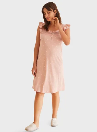 Ruffle Strap Nightdress 