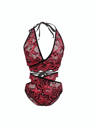 Women's Fashion Bra Suit Lace Splice Underwear Combination Removable Bra Cushion Bra Adjustable Shoulder Strap  Underwear Set 