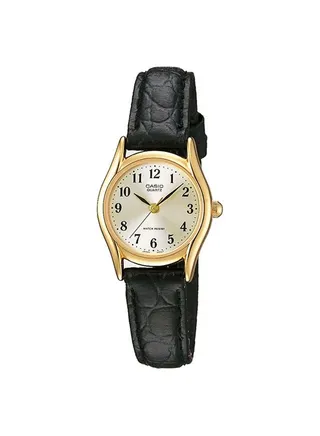 Women's Leather Analog Wrist Watch LTP-1094Q-7B2RDF 