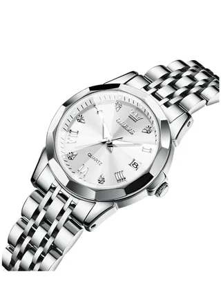 Watches for Women Stylish Stainless Steel Water Resistant Quartz Analog Watch 9931 
