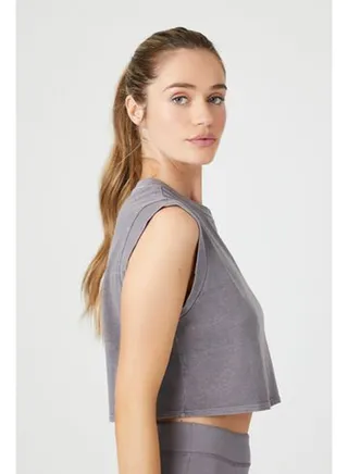 Active Cropped Muscle Tee 