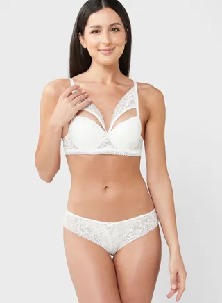 Lace Push Up Bra & Brief Set