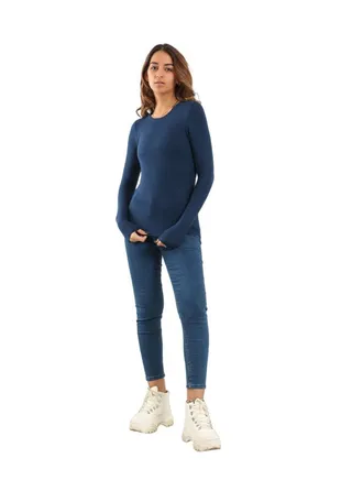 Long Sleeves Viscose Top 