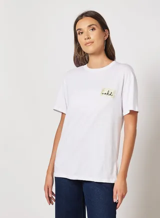 Graphic Printed T-Shirt White 