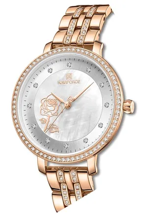 Stainless Steel Analog Wrist Watch - NF5017 
