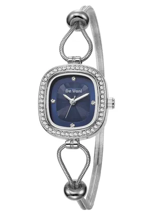 De Vani Women Watch Silver Color Flexible Band Size 