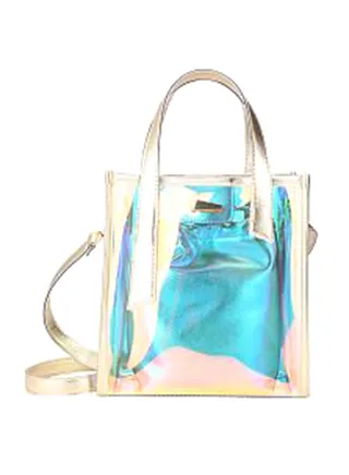 Detachable Strap Tote Bag Gold 