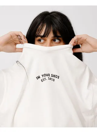 Who Came First Printed Oversized Tee 