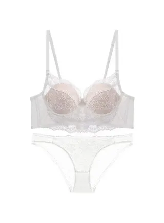 Underwear Women's Breathable Set Thin Lace Bra Set 