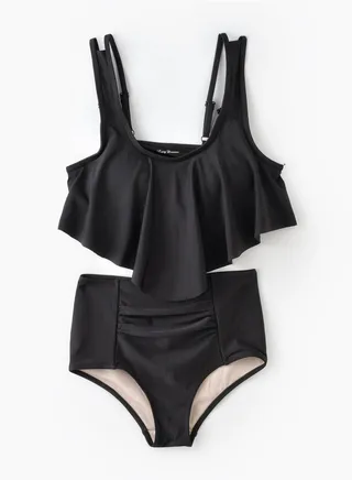 SWIM WEAR LADIES 2 PCS (TOP/ PANTY) 