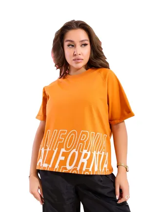 "Printed half sleeve T-shirt  " 