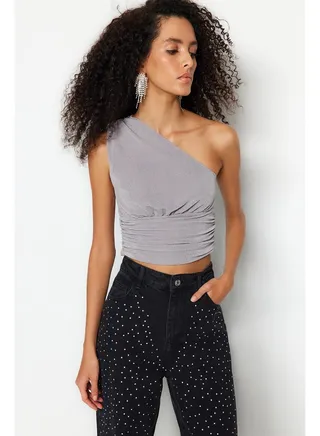 Woman Bustier Gray 