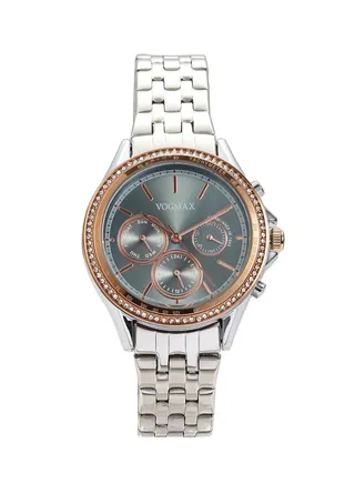 Analogue Multifunction Quartz Watch for Women with Stainless Steel Bracelet 