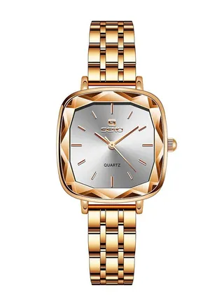 Women's Waterproof Alloy Square Watch 