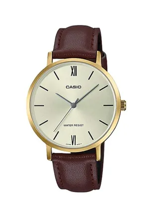 Women's Leather Analog Wrist Watch LTP-VT01GL-9BUDF 