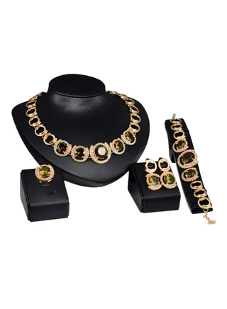 4-piece Necklace Earrings set 