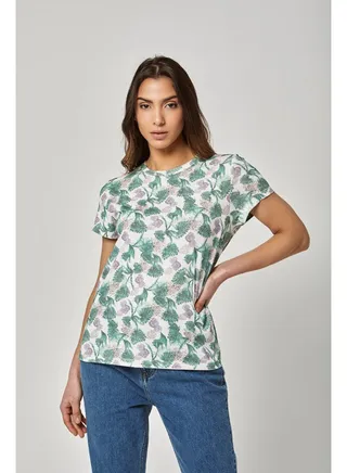 Fancy Short Sleeve Fully Printed T-Shirt 