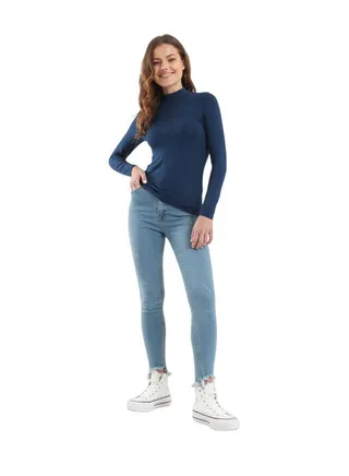 High Neck Long Sleeve Top 
