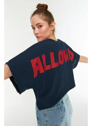 Woman T-Shirt Navy 