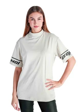 RELAXED TURTLE NECK TSHIRT SHORT SLEEVES 