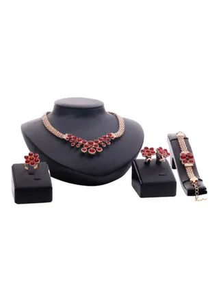 4-piece Necklace Earrings set 