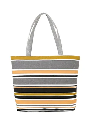 Striped Rainbow Prints Tote Bag Multicolour 