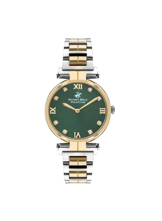 BEVERLY HILLS POLO CLUB Women's Analog Green Dial Watch - BP3382X.270 