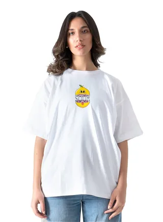 Lemon Printed Over-Sized T-Shirt 