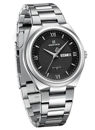 Unisex Water Resistant Analog Luxury Watch Day and Date Edition NF8030 