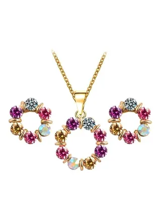 Stone Studded Jewelry Set 