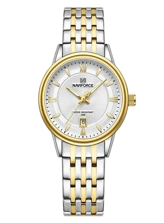 Women New Luxury Elegant Waterproof Stainless Steel Watch NF8040 