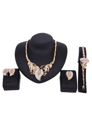 4-Piece 18 Karat Gold Jewellery Set 
