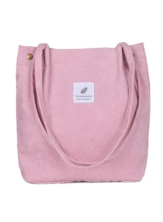 Stylish Canvas Bag Pink 