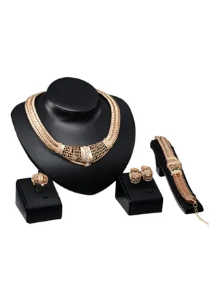 4-piece Necklace Earrings set 