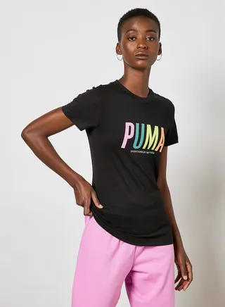 SWxP Graphic Tee Puma Black 