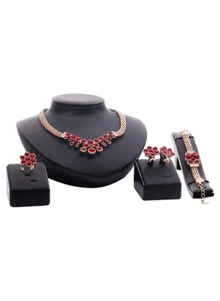 4-Piece 18 Karat Gold Jewellery Set 