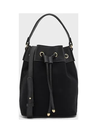 Bella Bucket Tote Black 