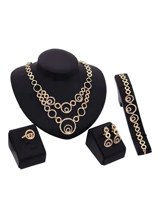 Gold Plated Jewelry Set 