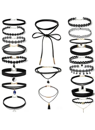 Collar Choker Combination Set 