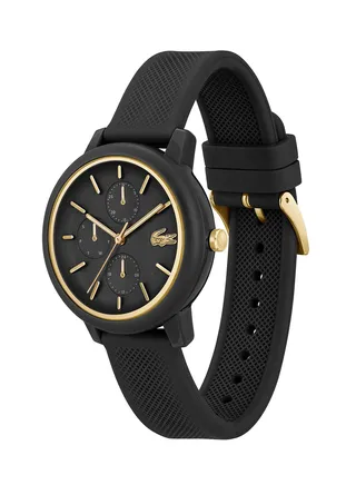Women's Analog Round Shape Silicone Wrist Watch 2001327 - 38 Mm 